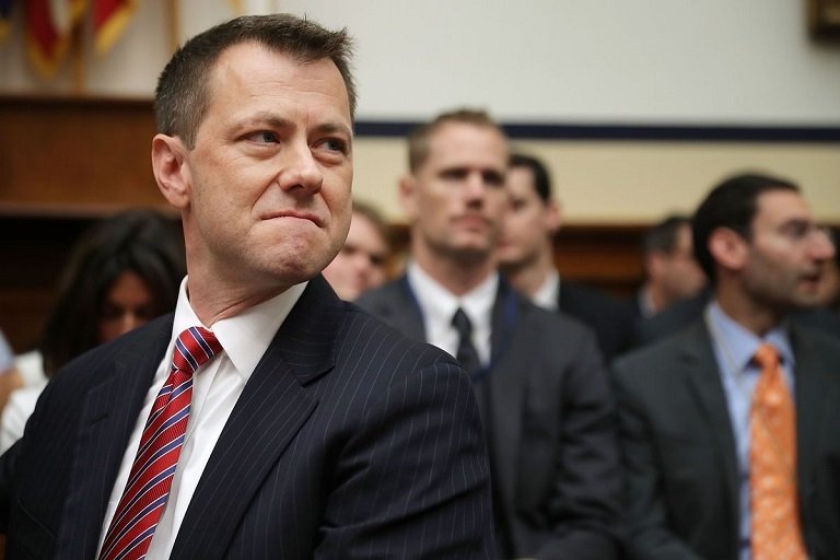 Peter Strzok was fired for anti-Trump tweets he exchanged with a firend before the election