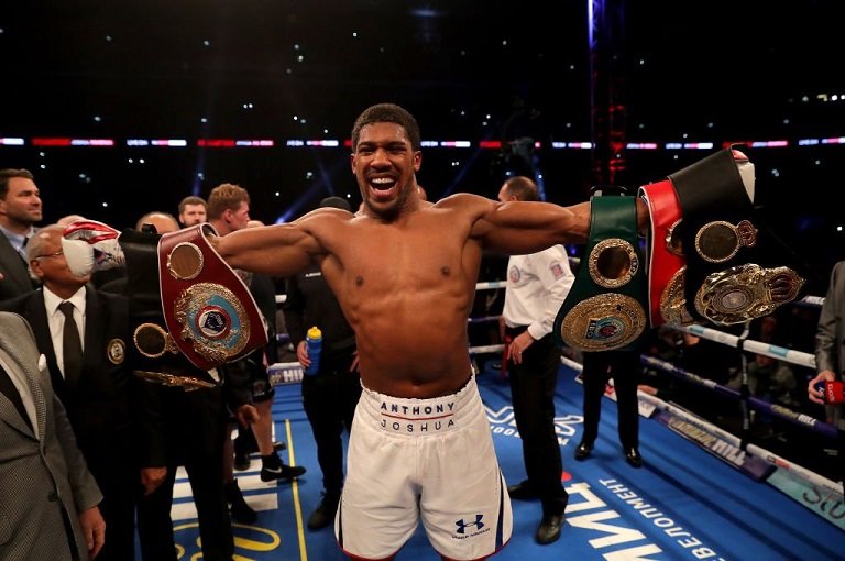 Anthony Joshua says he will fight Deontay Wilder or Dillian Whyte