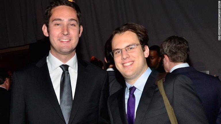 Kevin Systrom and Mike Krieger co-founded Instagram eight years ago then sold it to Facebook