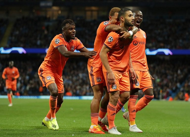 Lyon have become the first French team to win at Manchester City in European competition