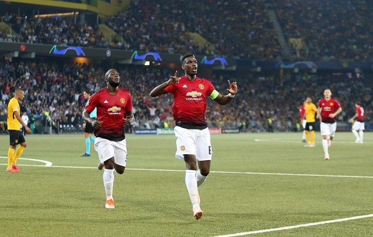 Paul Pogba scored twice as Manchester United beat Fulham 3-0