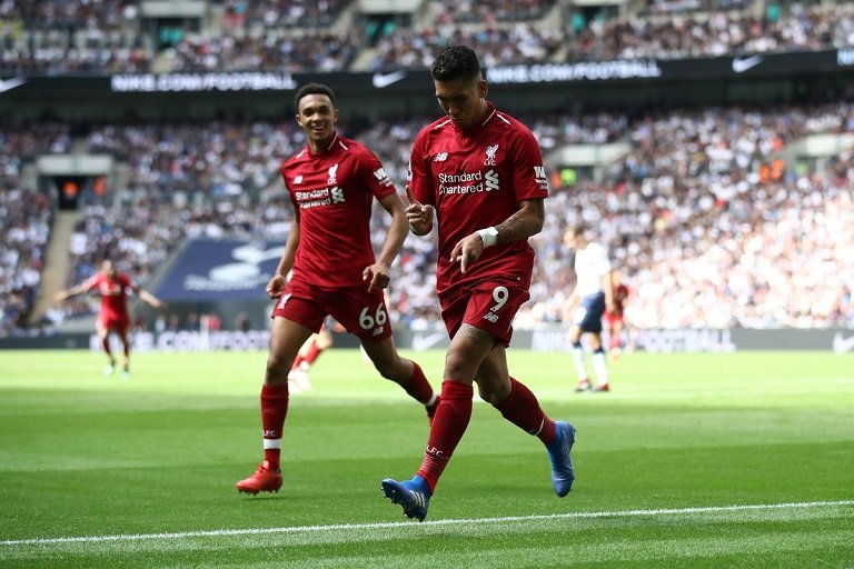 Roberto Firmino scores as Liverpool beat Tottenham 1-0