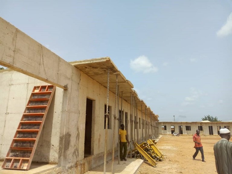Block of 24 classrooms, offices and toilets built by Parkmore Nigeria Limited