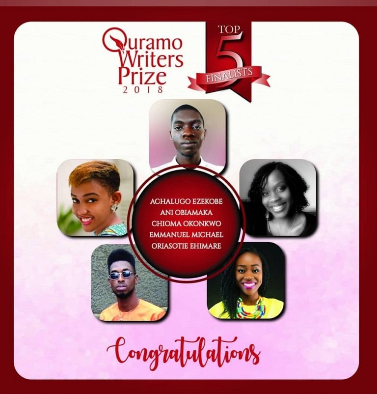 Quramo Writers’ Prize 2018 Top 5 unveiled
