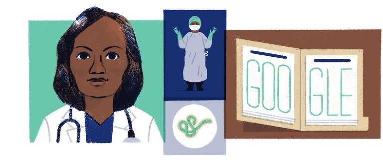 Ebola hero Dr. Stella Adedavoh has been honoured by Google doodle