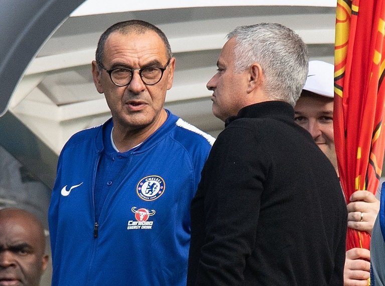 Maurizio Sarri has apologised to Jose Mourinho for Marco Ianni's celebration