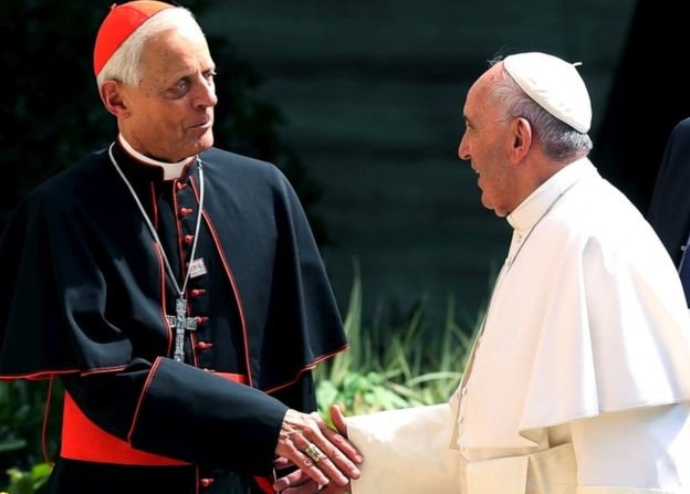 Pope Francis has praised Archbishop Donald Wuerl for his nobility
