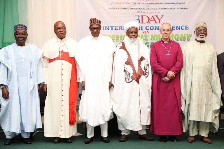 President Muhammadu Buhari addressed the Interfaith Initiative for Peace