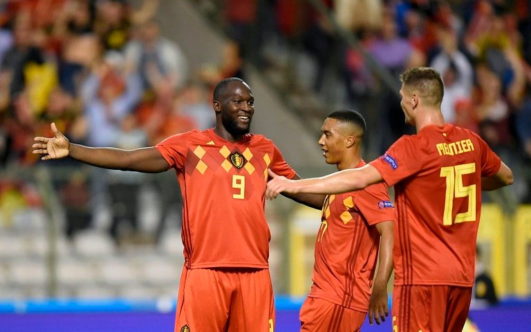 Romelu Lukaku scored twice as Belgium beat San Marino 9-0