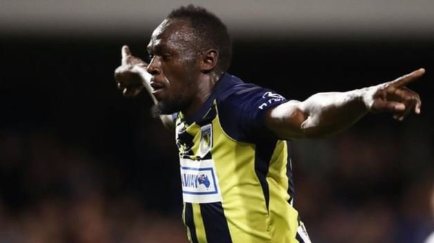 Usain Bolt scored twice on his first start for the Central Coast Mariners
