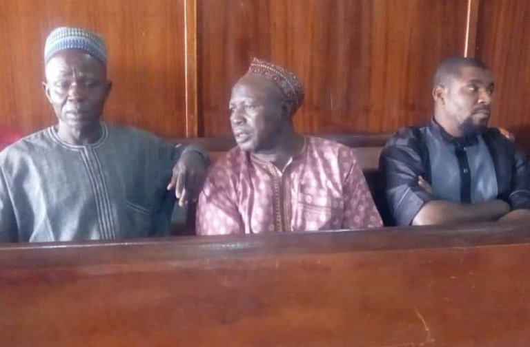 Mohammed Sani Agae, Isa Alhaji Chado and Jonah Ihie were also arraigned before Justice Aisha Bwari of the Niger State High Court, Minna