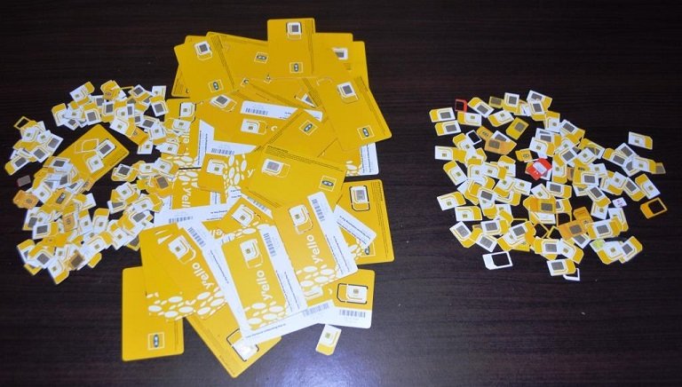 Over 300 SIM cards were found in custody of the arrested undergraduates