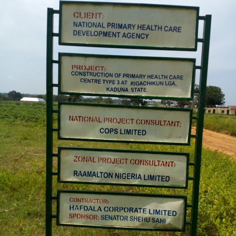 Rigachikun LGA residents are yet to have access to the N40m healthcare facility sponsored by Senator Shehu Sani