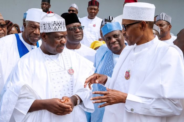 President Muhammadu Buhari hosted APC senators-elect and governors