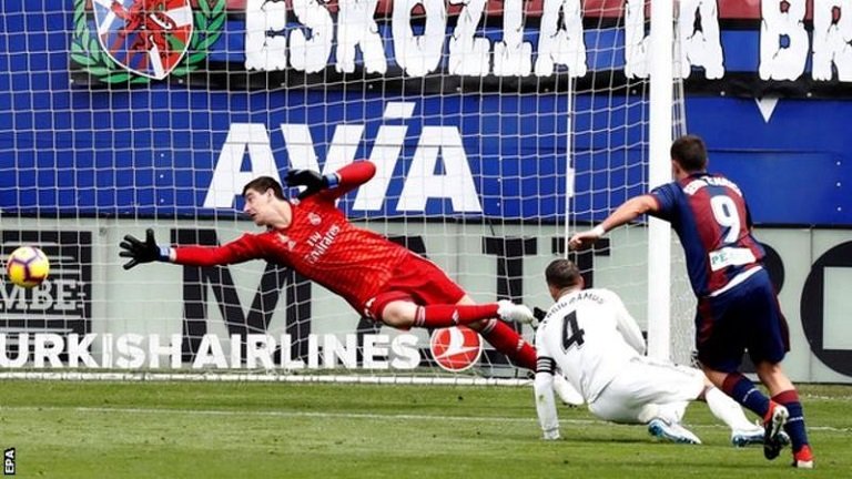 Sergi Enrich's goal was the third of the season for Eibar