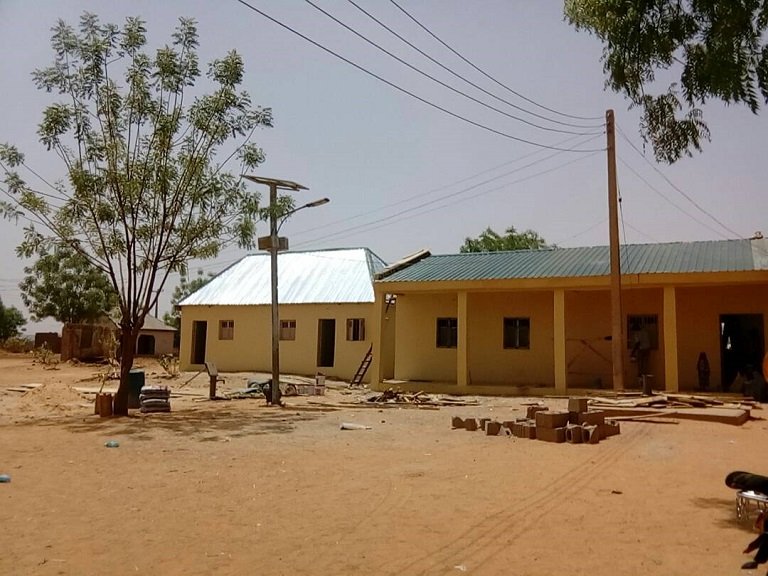 The ongoing renovation of Kaffe Public Health Centre in Sokoto