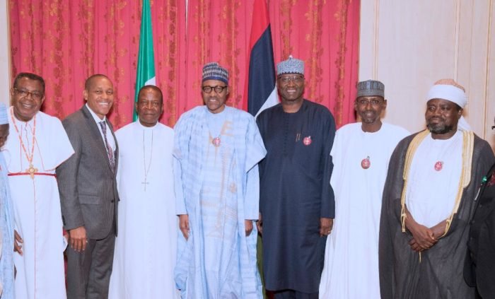 Religious leaders pay homage to President Muhammadu Buhari