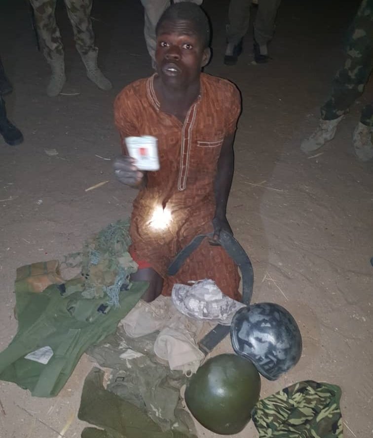 Babagana Abubakar who is on the Wanted Boko Haram Terrorist list has been arrested by Nigerian troops