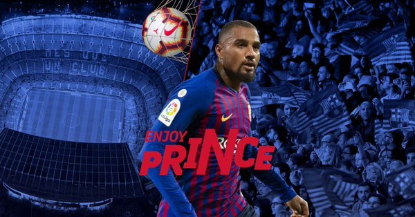 Kevin-Prince Boateng has joined Barcelona from Sassuolo on loan