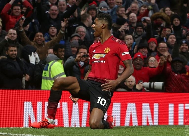 Marcus Rashford scored a brilliant goal as Manchester United beat Brighton 2-1 at Old Trafford