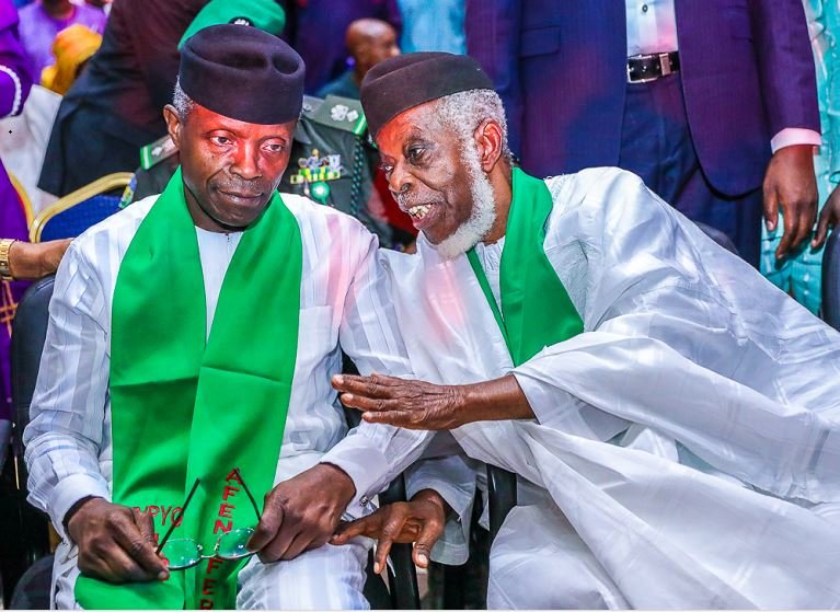 President Muhammadu Buhari and Vice President Yemi Osinbajo have been endorsed by pan Yoruba group, Afenifere Fasanmi