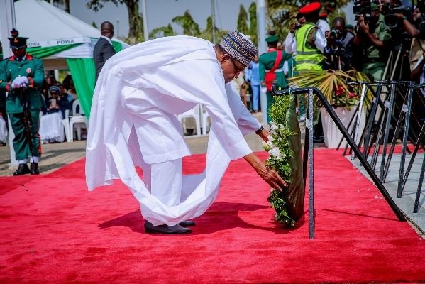 AFRDC: Buhari, Osinbajo, others honor fallen heroes in Abuja