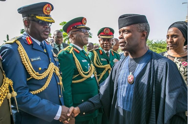 FILE: Vice President Yemi Osinbajo attends 2018 Armed Forces Remembrance Day
