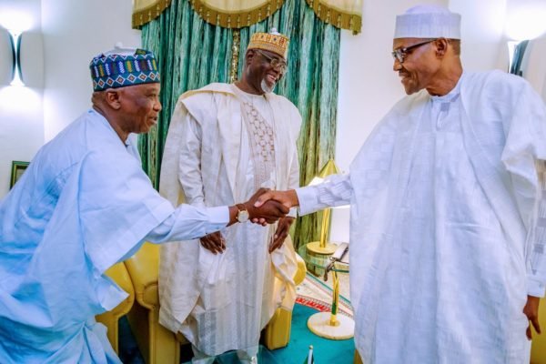 Alhaji Sani Inuwa Nguru , chairman of PDP, pledges allegiance to Buhari and APC