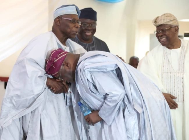 Obasanjo and Atiku at Lagos Island club: Obasanjo had published in his memoirs a brutal testimonial about Atiku, which he said he was not retracting