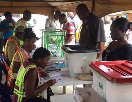 FILE PHOTO: An INEC official during an ongoing election in Nigeria