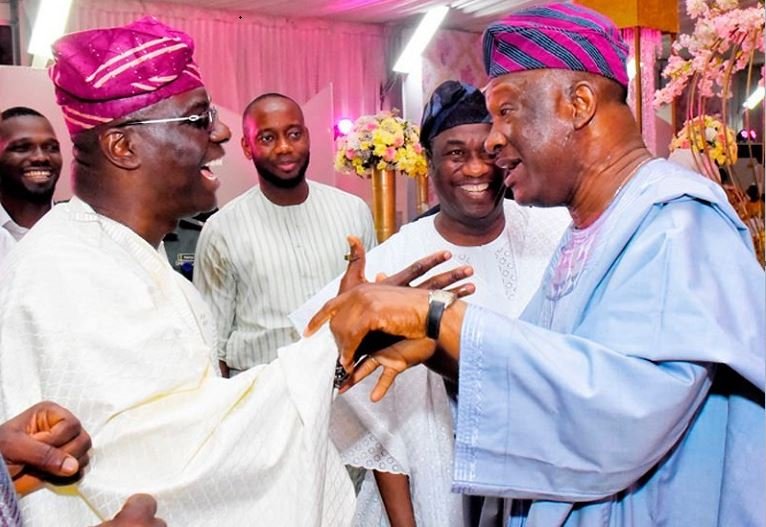 Jimi Agbaje (R) has congratulated Babajide Sanwo-Olu on his victory