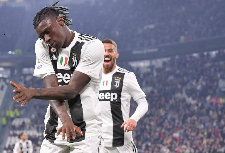 Teenager Moise Kean scores twice as Juventus beat Udinese 4-1 to go 19 points clear