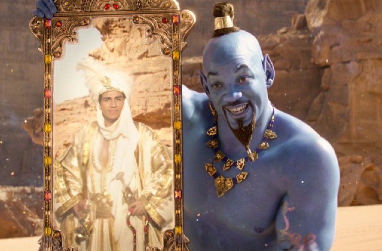 Will Smith stars as a genie in new Aladdin movie