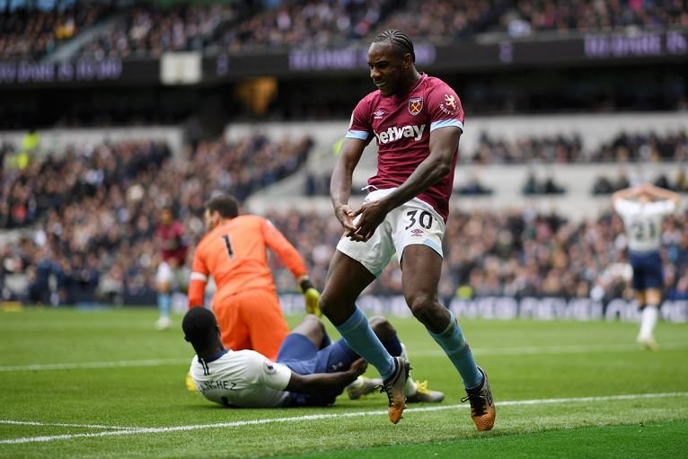 Michail Antonio scored as West Ham beat Tottenham in their new home in the league