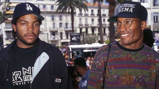 Boyz N The Hood starred Ice Cube (left) and focused on inner-city violence in Los Angeles