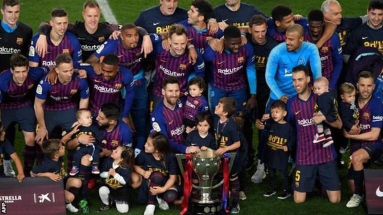 Lionel Messi has won his 10th La Liga title with Barcelona