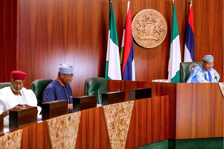 President Muhammadu Buhari presided over FEC on 17 April 2019 salary