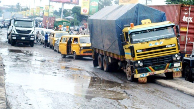 poor state of Lagos roads, Badagry axis