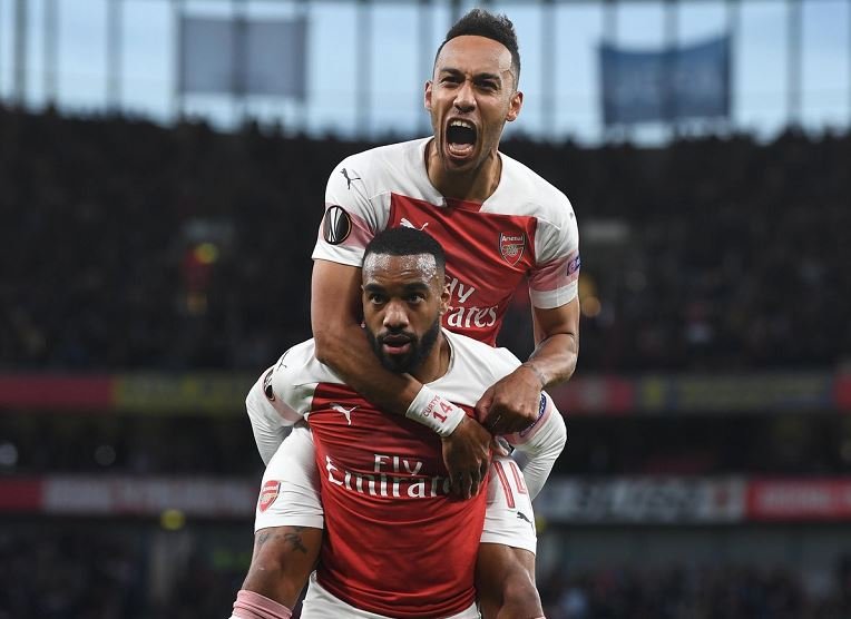 Alexandre Lacazette scored twice as Arsenal beat Valencia 3-1