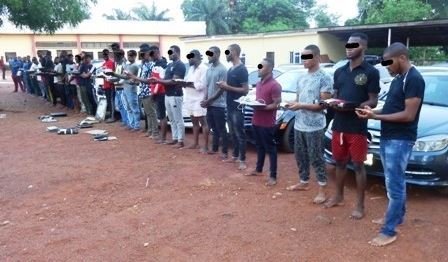 EFCC has arrested 37 Yahoo Boys in Owerri, Imo State