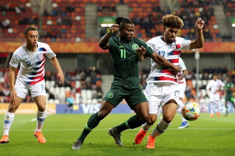 Flying Eagles lost to USA in their second group match at the ongoing under 20 tournament in Poland