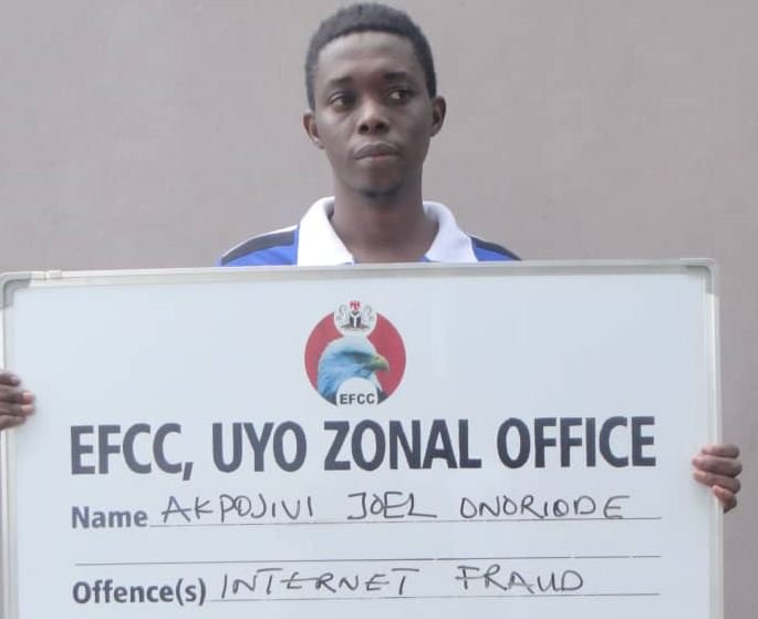 Akpojivi Onoriode popularly known as Mr White or Blinks has been arrested for internet fraud