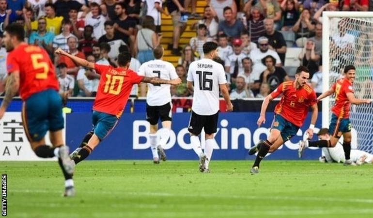 Fabian Ruiz scored Spain's opener and had a hand in the second