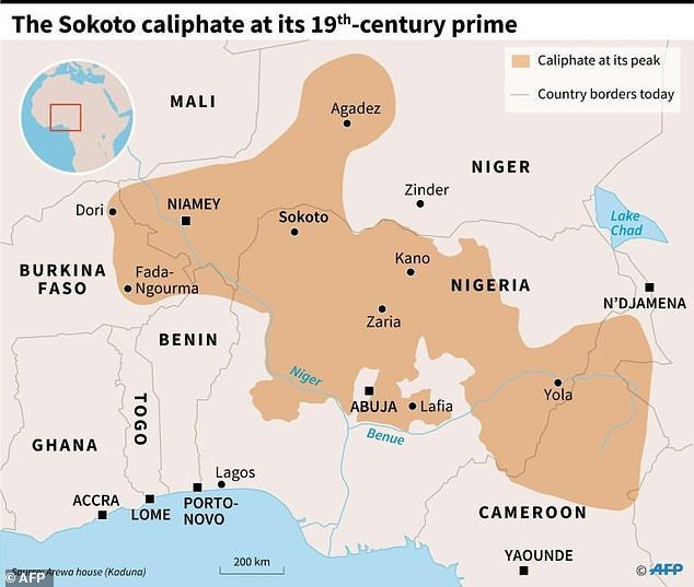 Sokoto caliphate at its 19th-century prime