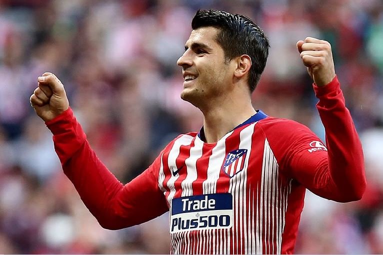 Alvaro Morata has scored two goals in two game for Atletico Madrid