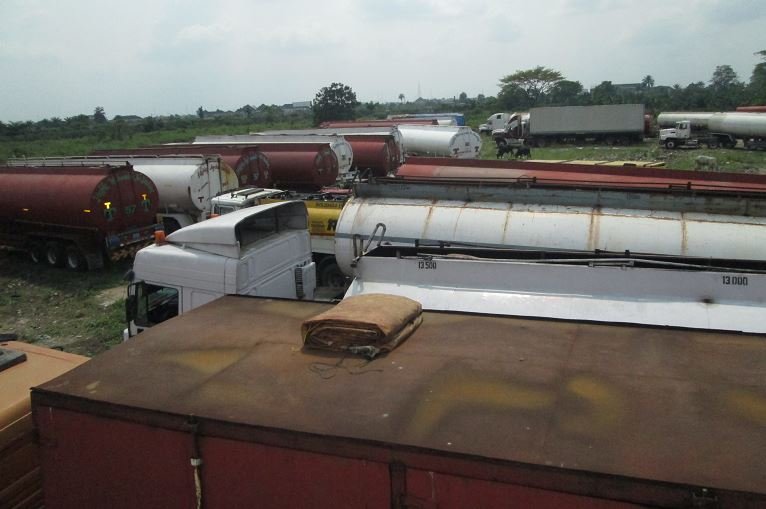 EFCC has secured the forfeiture of 244 vehicles from oil bunkerers in Port Harcourt
