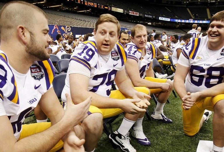 Matt Branch (2nd left) received extensive medical treatment after being shot in the leg