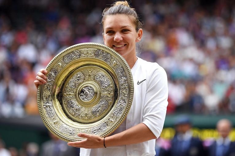 Simona Halep beat Serena Williams in the Wimbledon final