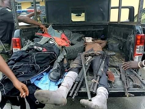 Body of the deceased kidnap kingpin Abacha