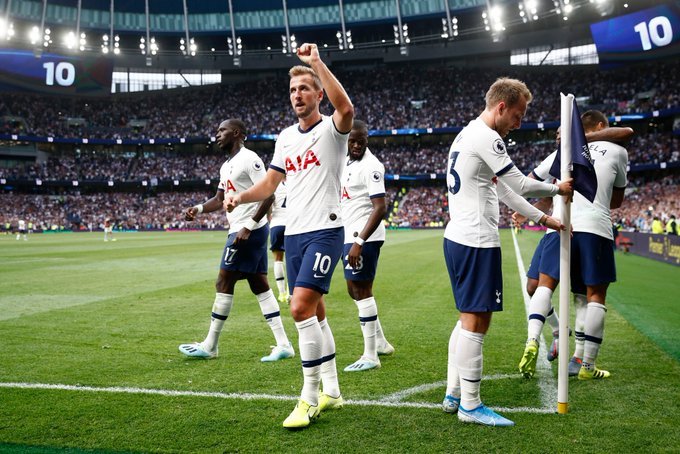 Harry Kane scored his first goals at Tottenham Hotspur Stadium